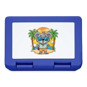 Koala Lustige Cartoon Sommer Strand Sonnenbrille - Brotdose - Royalblau - Vorne