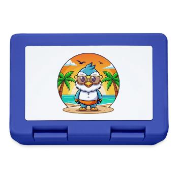 Lunettes de soleil Falcon Funny Cartoon Summer Beach - Boîte à goûter - bleu royal - Devant