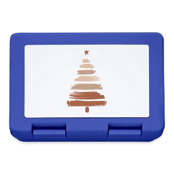 Christmas Tree - Lunchbox - royal blue - Front