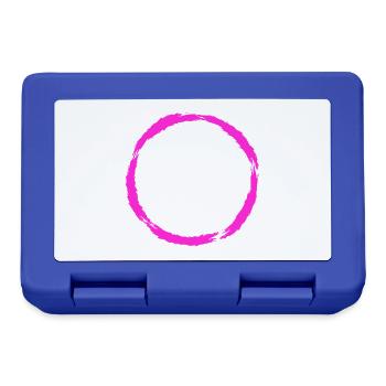 Kreis Symbol Kreisform Neue Variante - Brotdose - Royalblau - Vorne