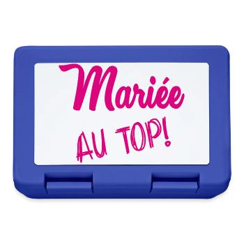 WEDDING. BRIDE-TO-BE. Bachelorette party. TEAM BRIDAL - Lunchbox - royal blue - Front