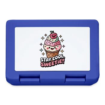 Stay Cool, Sweetie! - Lunchbox - royal blue - Front