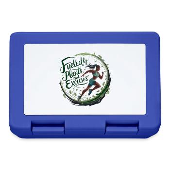 Fueled By Plants Not Excuses - Lunchbox - royal blue - Front