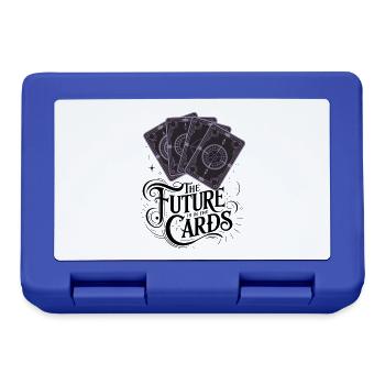 The Future Is In The Cards - Lunchbox - royal blue - Front