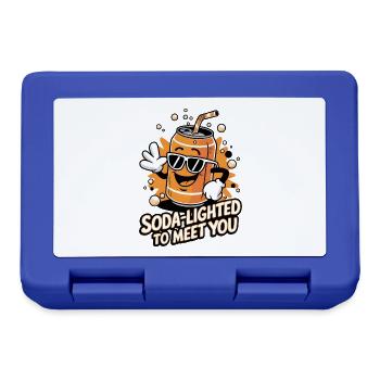 Soda-Lighted To Meet You - Lunchbox - royal blue - Front