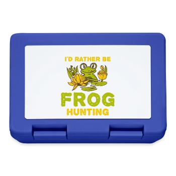 Frog Hunting Frosch - Brotdose - Royalblau - Vorne
