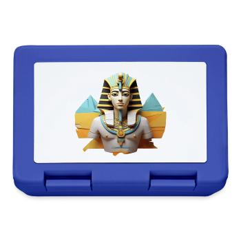 Pharaonisches Design - Brotdose - Royalblau - Vorne