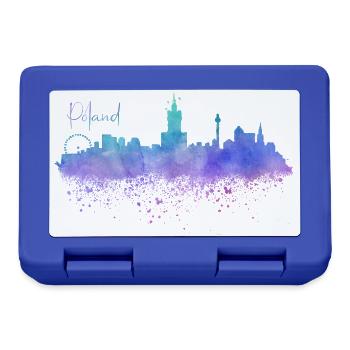 Polen - Brotdose - Royalblau - Vorne