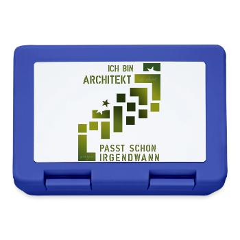 Architekt - Brotdose - Royalblau - Vorne
