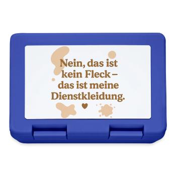 Das ist kein Fleck! (beige) - Brotdose - Royalblau - Vorne