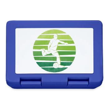 Fußball Spieler Fußballtrainer Fußballer - Brotdose - Royalblau - Vorne