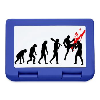 evolution kickboxer - Brotdose - Royalblau - Vorne