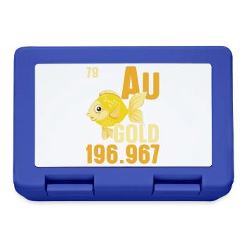 Goldfisch Unterwasserfische Aquarist Fischerei - Brotdose - Royalblau - Vorne