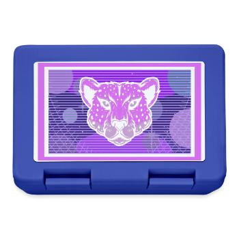 Gepardenflüsterer Wildtier Tier Zookeeper - Brotdose - Royalblau - Vorne