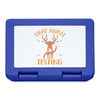Fight Animal Testing Animal Rights Fighter - Brotdose - Royalblau - Vorne