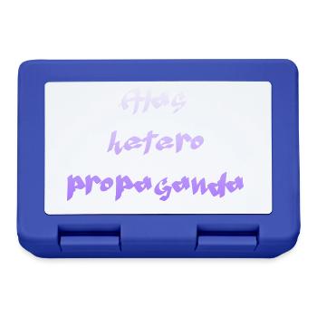 Heterosexuelle Propaganda - Brotdose - Royalblau - Vorne