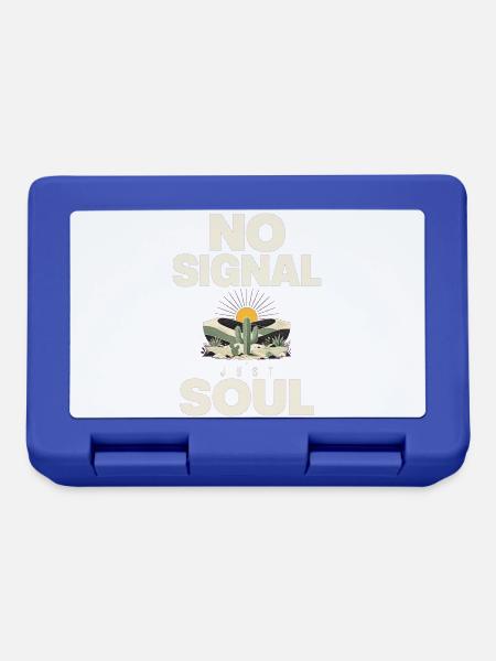 Kein Signal, nur Seelenwüsten-Vibe - Brotdose - Royalblau