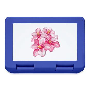 Hawaii Hibiskus Blume Maui Surfer Strand Tropisch - Brotdose - Royalblau - Vorne