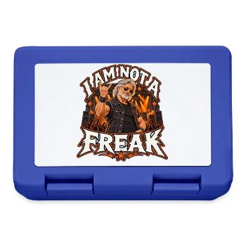 I Am Not A Freak - Brotdose - Royalblau - Vorne