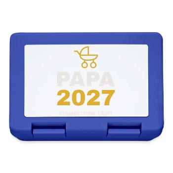 Papa 2027 - Brotdose - Royalblau - Vorne