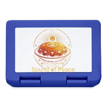 Handpan - Sound of Peace spirituell Esoterik Yoga - Brotdose - Royalblau - Vorne