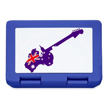 Purple Austral Guitar - Brotdose - Royalblau - Vorne
