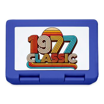 1977 Retro Rainbow Classic - Brotdose - Royalblau - Vorne