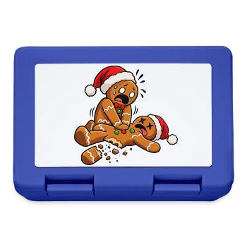 Lebkuchen Reanimation - Weihnachten - Brotdose - Royalblau - Vorne