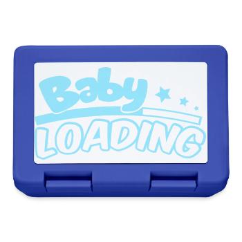 Baby Loading Logo in Sky Blue - Brotdose - Royalblau - Vorne