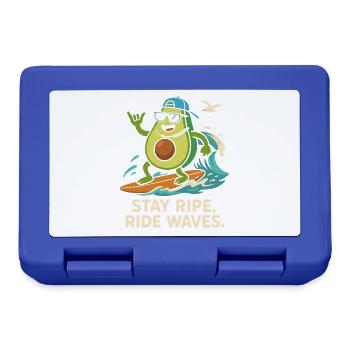 Stay ripe, ride waves - Brotdose - Royalblau - Vorne