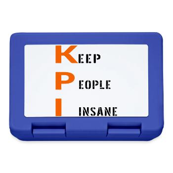 BÜRO-KPI-MITARBEITER - Brotdose - Royalblau - Vorne