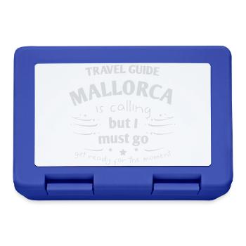 Mallorca is calling but I must go Spanien - Brotdose - Royalblau - Vorne