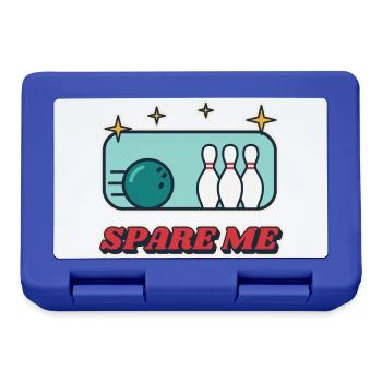 Spare Me Retro Bowling - Brotdose - Royalblau - Vorne