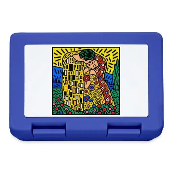 Kiss of Color Mosaik - Brotdose - Royalblau - Vorne