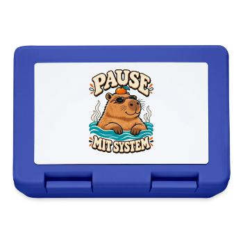 Pause mit System Capybara - Brotdose - Royalblau - Vorne