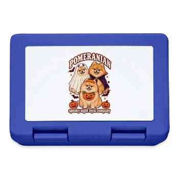 Spooky Night Loyal Company – Pomeranianisches Halloween - Brotdose - Royalblau - Vorne