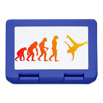 Geschenkidee für einen Hip-Hop-Tänzer mit B-Boying - Brotdose - Royalblau - Vorne