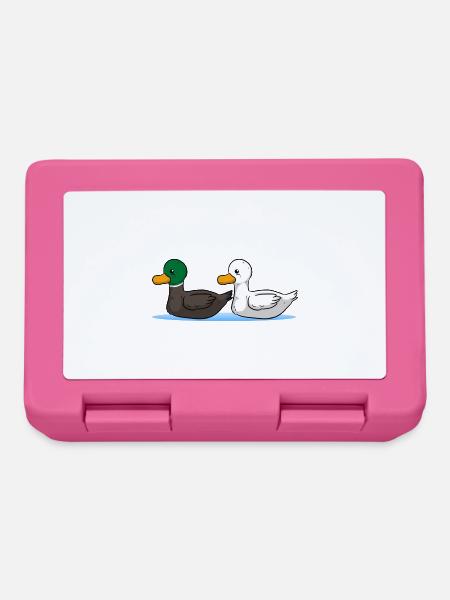 Enten - Brotdose - Pink