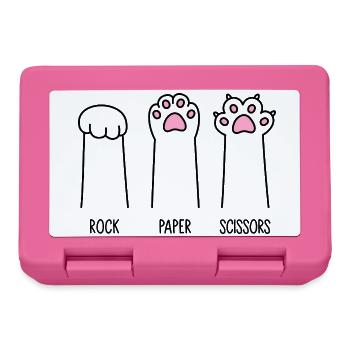 Roche Papier Ciseaux - Boîte à goûter - rose - Devant