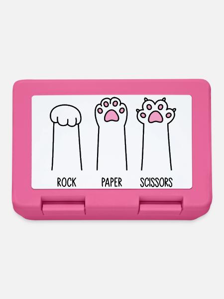 Rock Paper Scissors - Brotdose - Pink