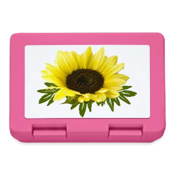 Sonnenblume - Brotdose - Pink - Vorne