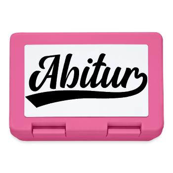 Abitur Abi - Brotdose - Pink - Vorne