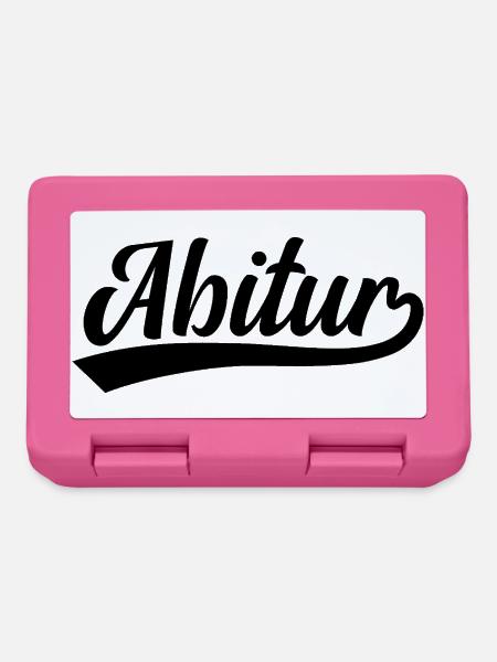 Abitur Abi - Brotdose - Pink