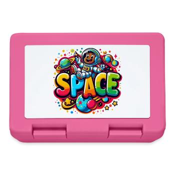 Space Astronautenkind - Brotdose - Pink - Vorne