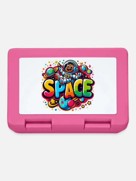Space Astronautenkind - Brotdose - Pink