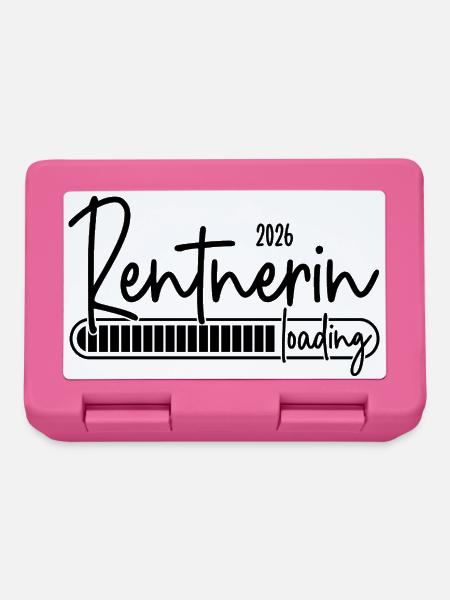 Rentnerin 2026 Loading - Brotdose - Pink