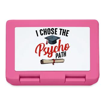 psychologue - Boîte à goûter - rose - Devant
