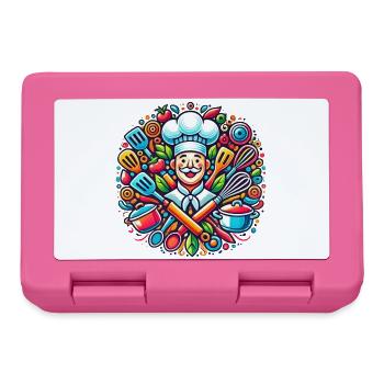 Chefkoch Logo - Brotdose - Pink - Vorne