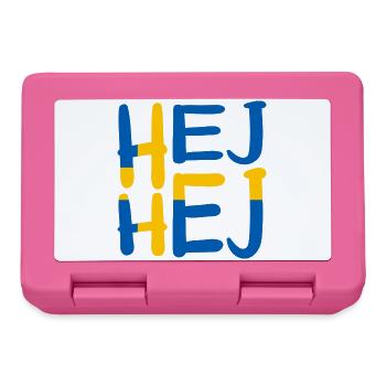 HEJ HEJ SCHWEDEN - Brotdose - Pink - Vorne