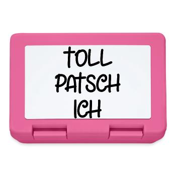 Tollpatsch Ich tollpatschig lustig tollpatschich - Brotdose - Pink - Vorne